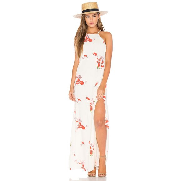Privacy Please Beldon Maxi Dress Creme Size Small NEW NWT - Picture 1 of 10